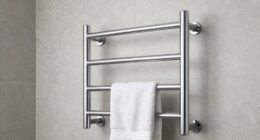 top wall mounted heated towel racks