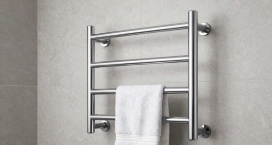 top wall mounted heated towel racks