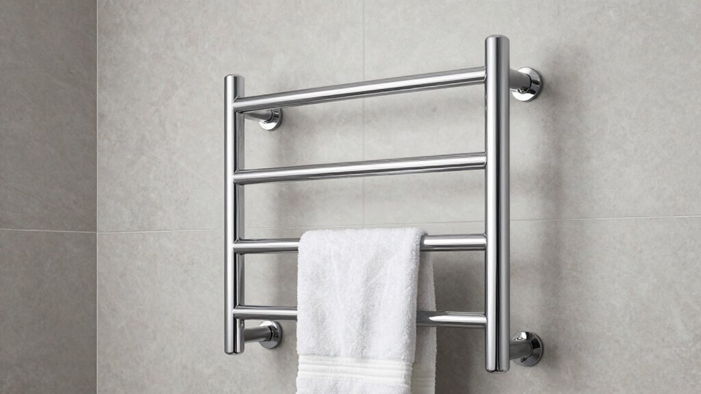 top wall mounted heated towel racks