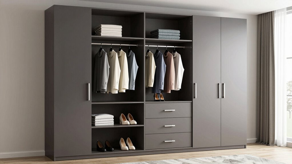 top wardrobe closet systems