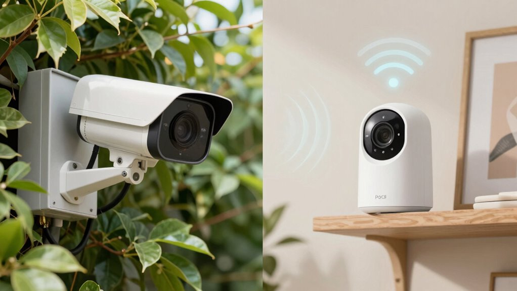 wired versus wireless security