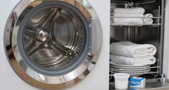 avoid washer and dishwasher odors