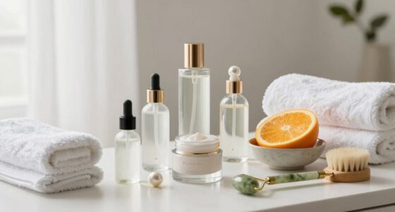 balanced layered skincare routine
