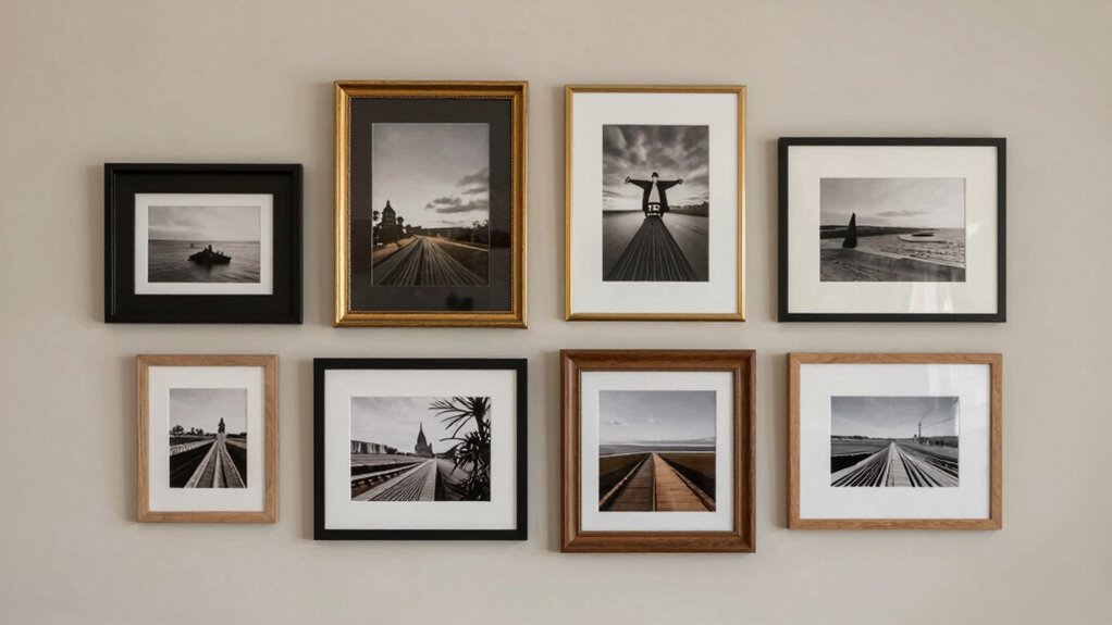 cohesive gallery wall design