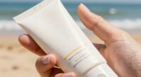 comfortable mineral sunscreen application