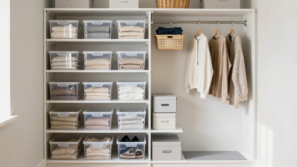 consistent decluttering and routines