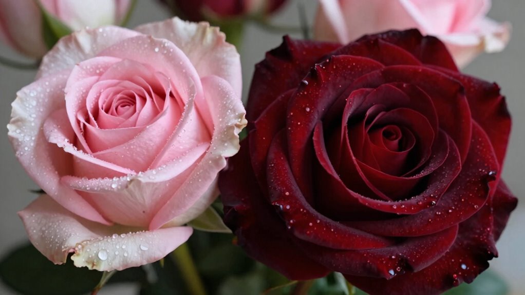 contrasting rose fragrance experiences