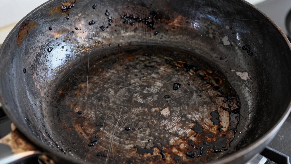 damaging carbon steel seasoning