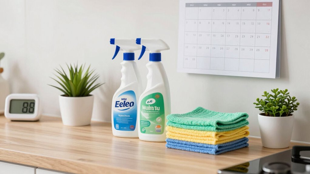 eco friendly manageable cleaning routine