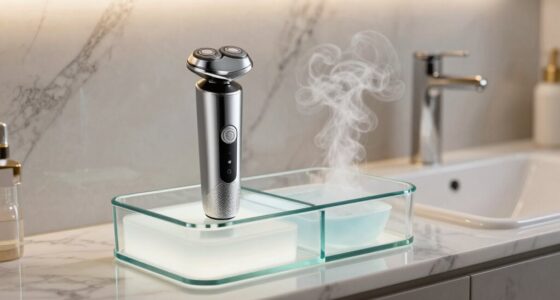 electric shaver cleaning stations