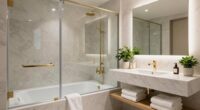 enhance small bathroom luxury