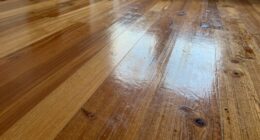 floor shine diminishes gradually
