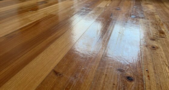 floor shine diminishes gradually