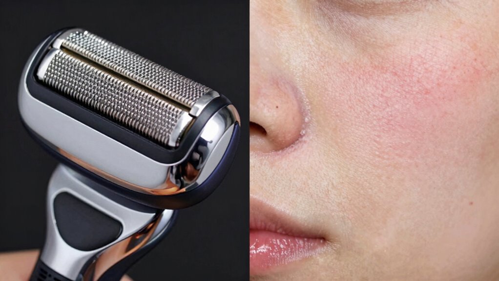 foil shaver skin sensitivity