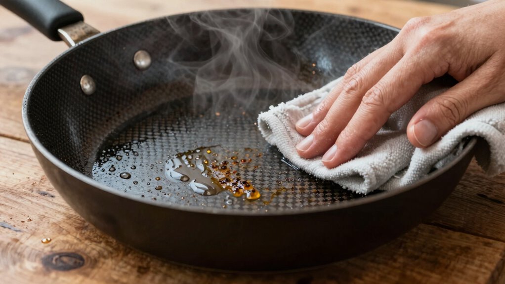 gentle cleaning preserves seasoning