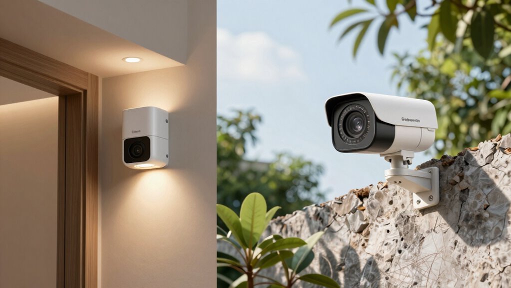 indoor vs outdoor security cameras