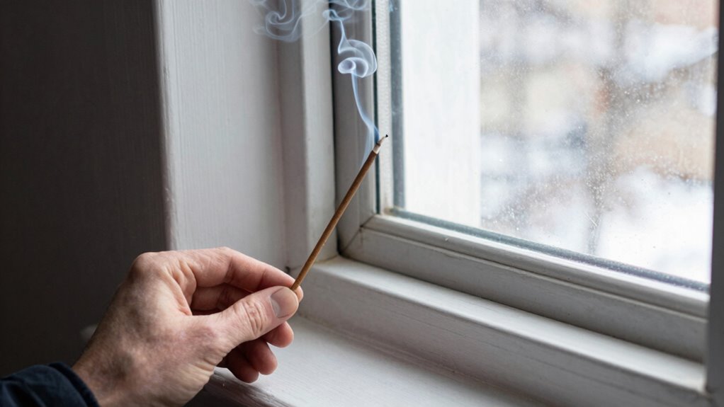 inspecting home insulation seals