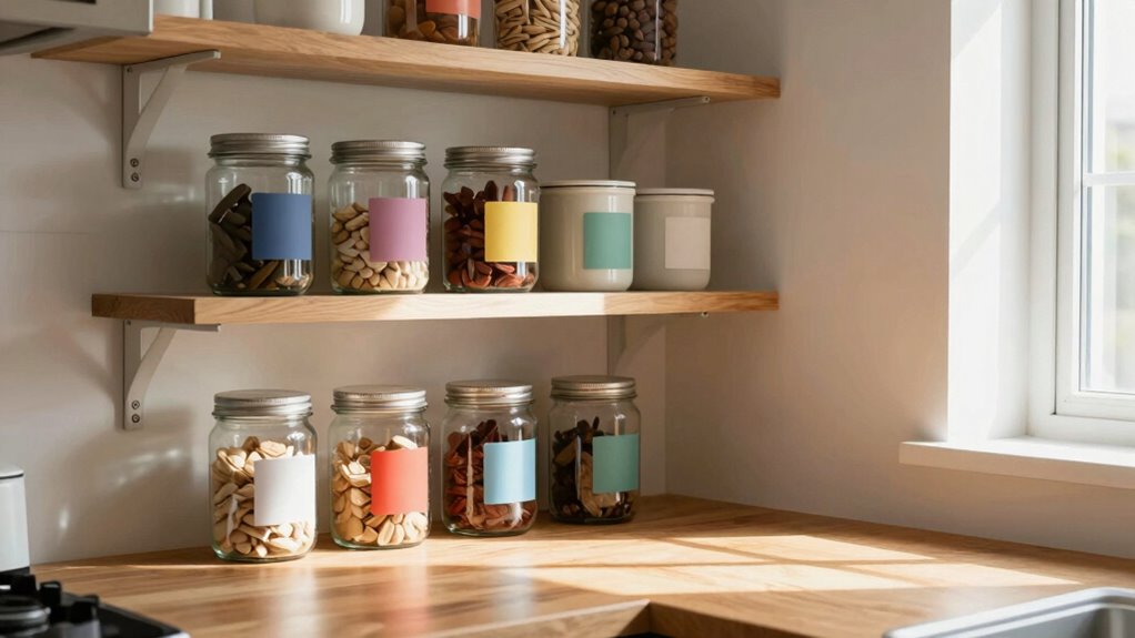 labels enhance room organization