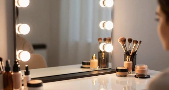 lighting effects on makeup