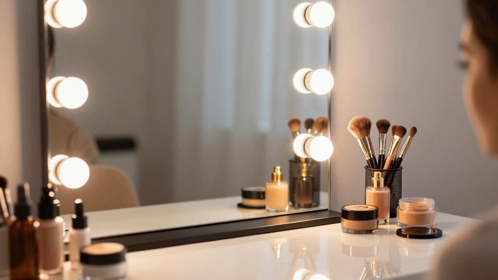 lighting effects on makeup