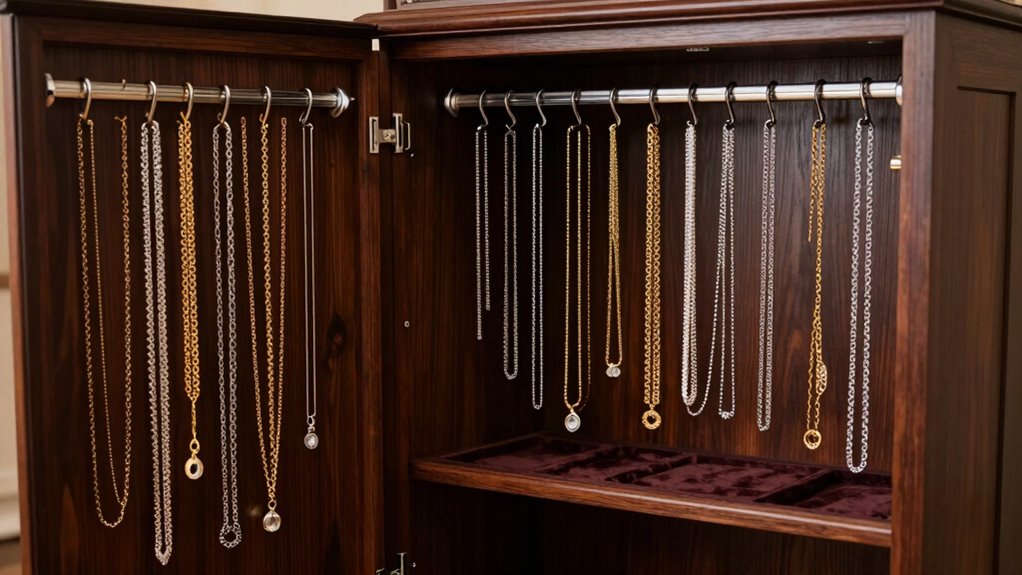 long necklace organization tips