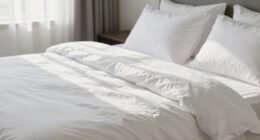 maintain white bedding brightness