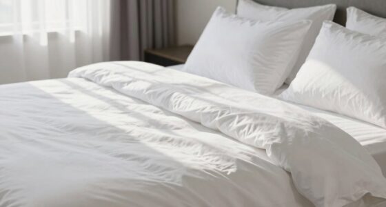 maintain white bedding brightness