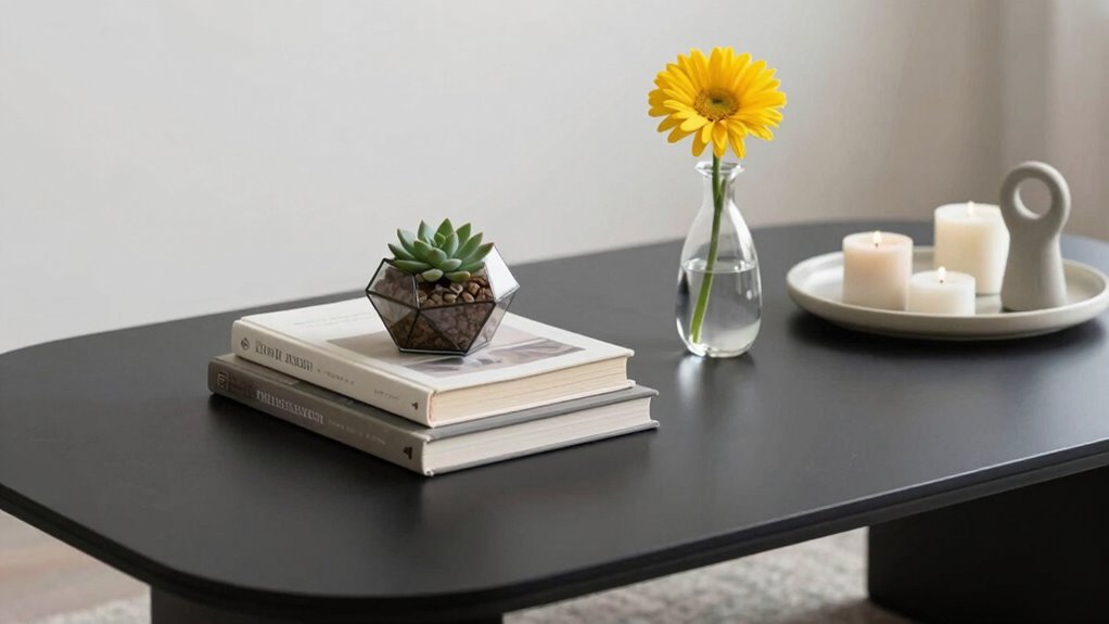 minimalist coffee table decor