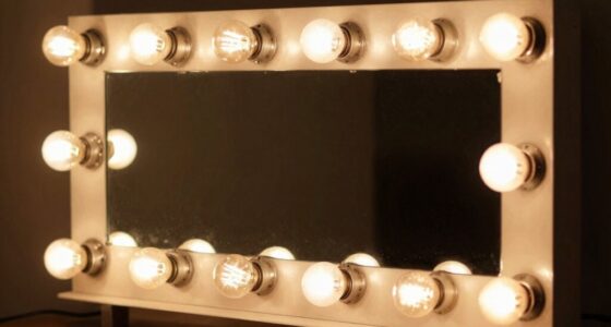mirror bulb arrangement differences