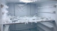 moisture causing ice buildup