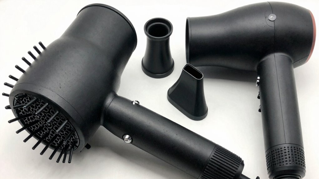 multiple hair dryer attachments