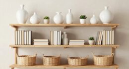 neatly arrange shelf items