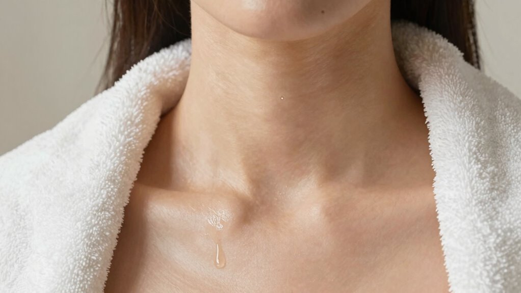 nourish skin below neck