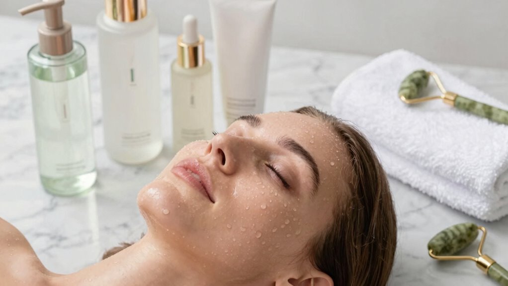 oily skin anti aging routine
