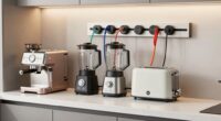 organize outlets with adapters