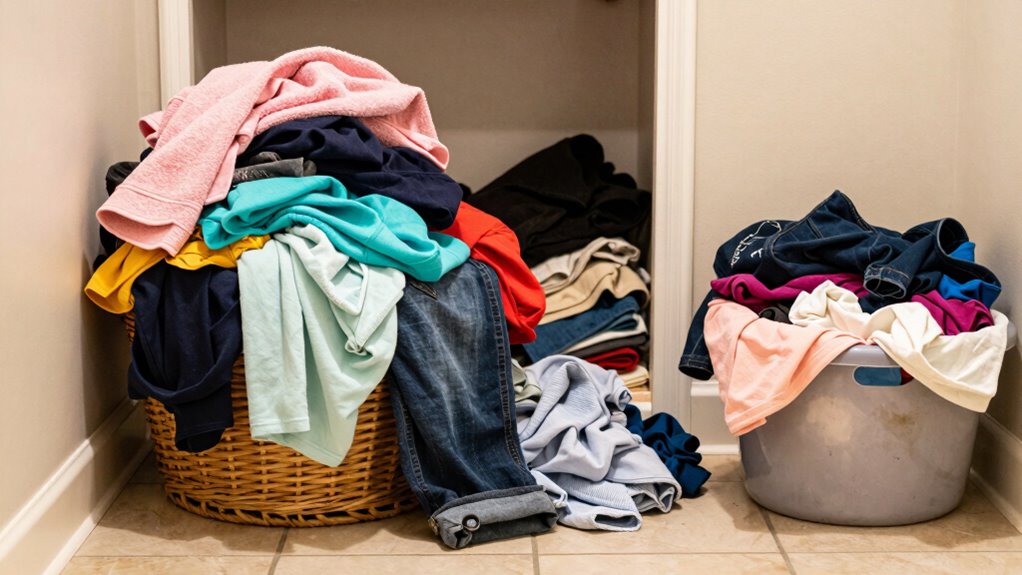 organized laundry promotes efficiency