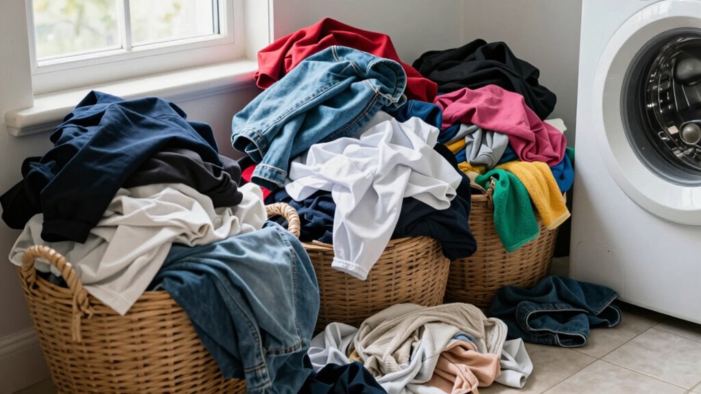 persistent laundry pile buildup