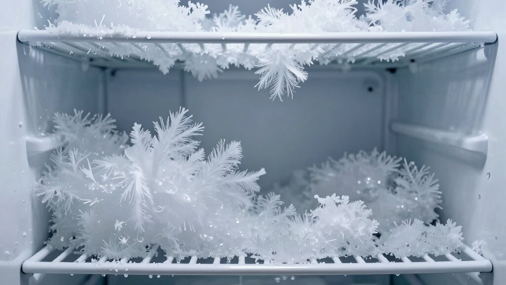 preventing freezer ice buildup