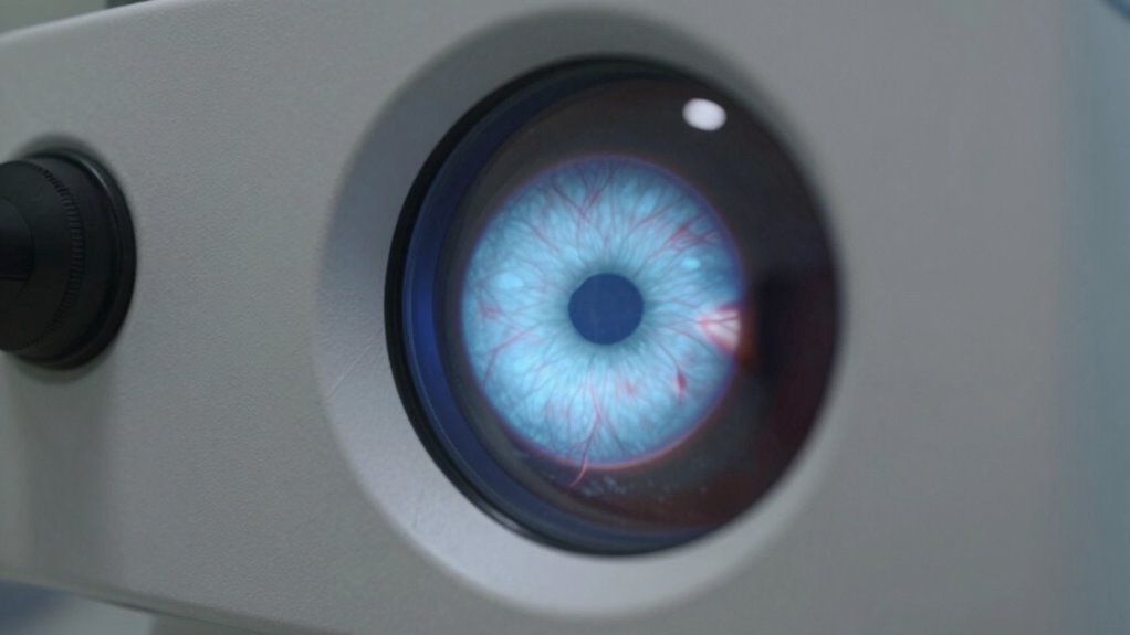 retinal exam result timing