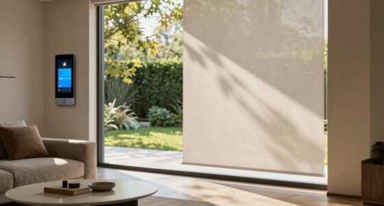 scheduled sun responsive blinds