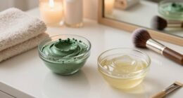 skincare masks or treatments