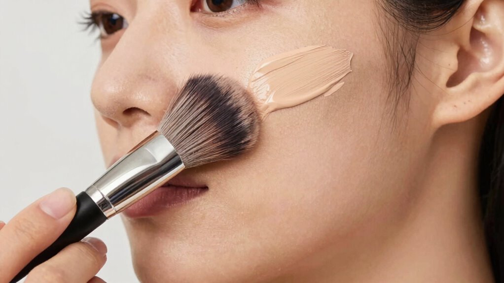 smoothly build makeup layers