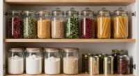 store essentials at eye level