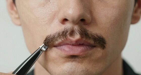subtle mustache grooming tips