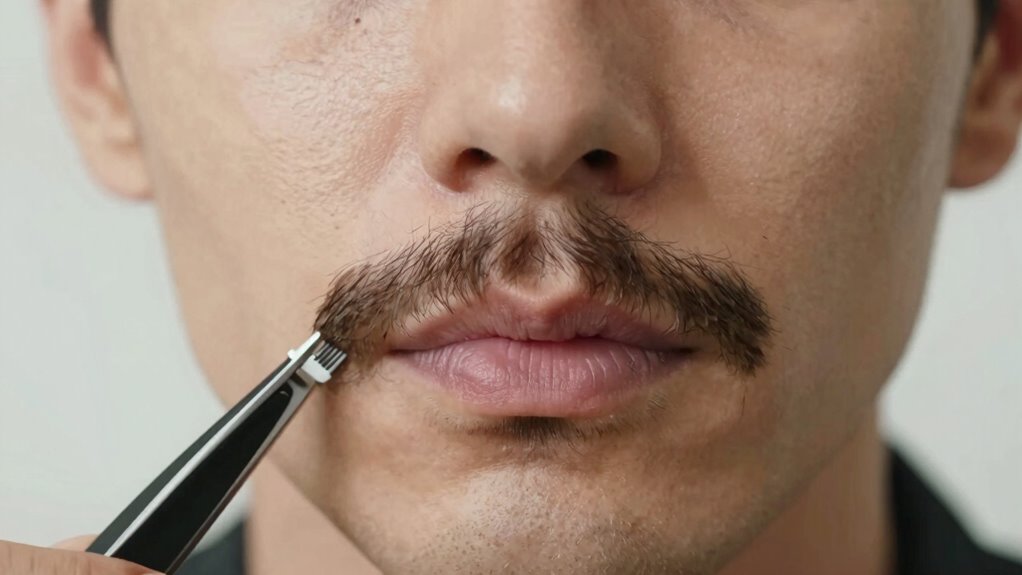 subtle mustache grooming tips