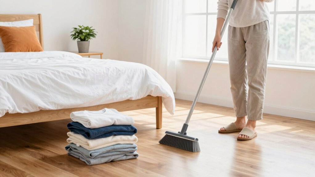 systematic cleaning sequence