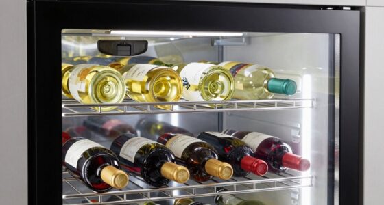two temperature wine storage
