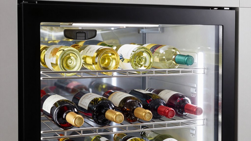 two temperature wine storage