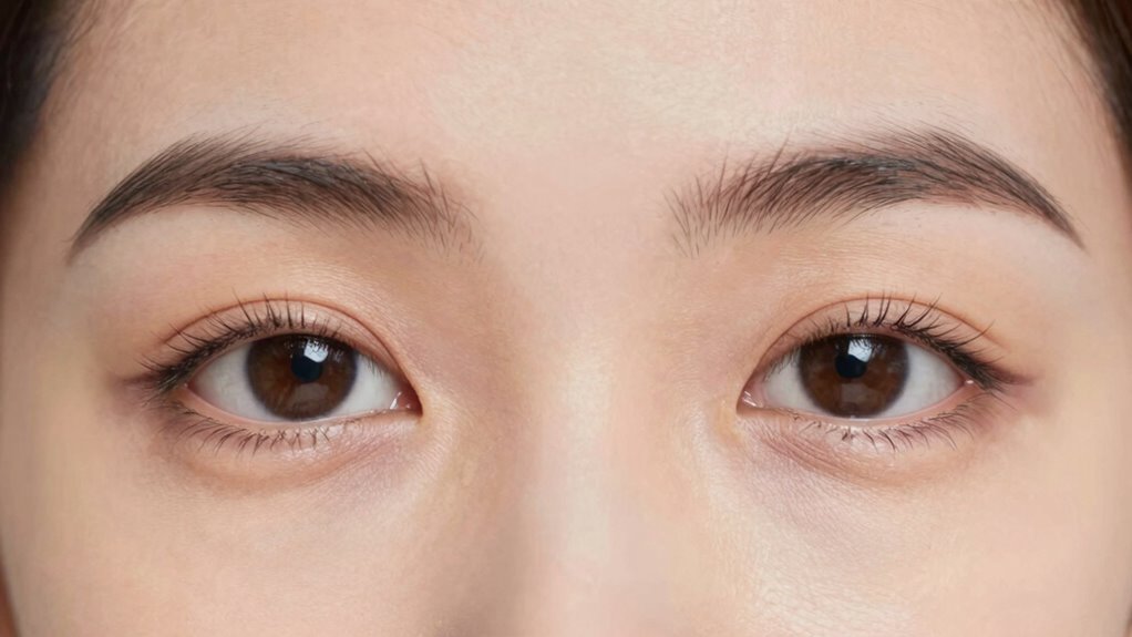 uneven concealer creasing