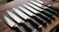 unused chef knife pieces